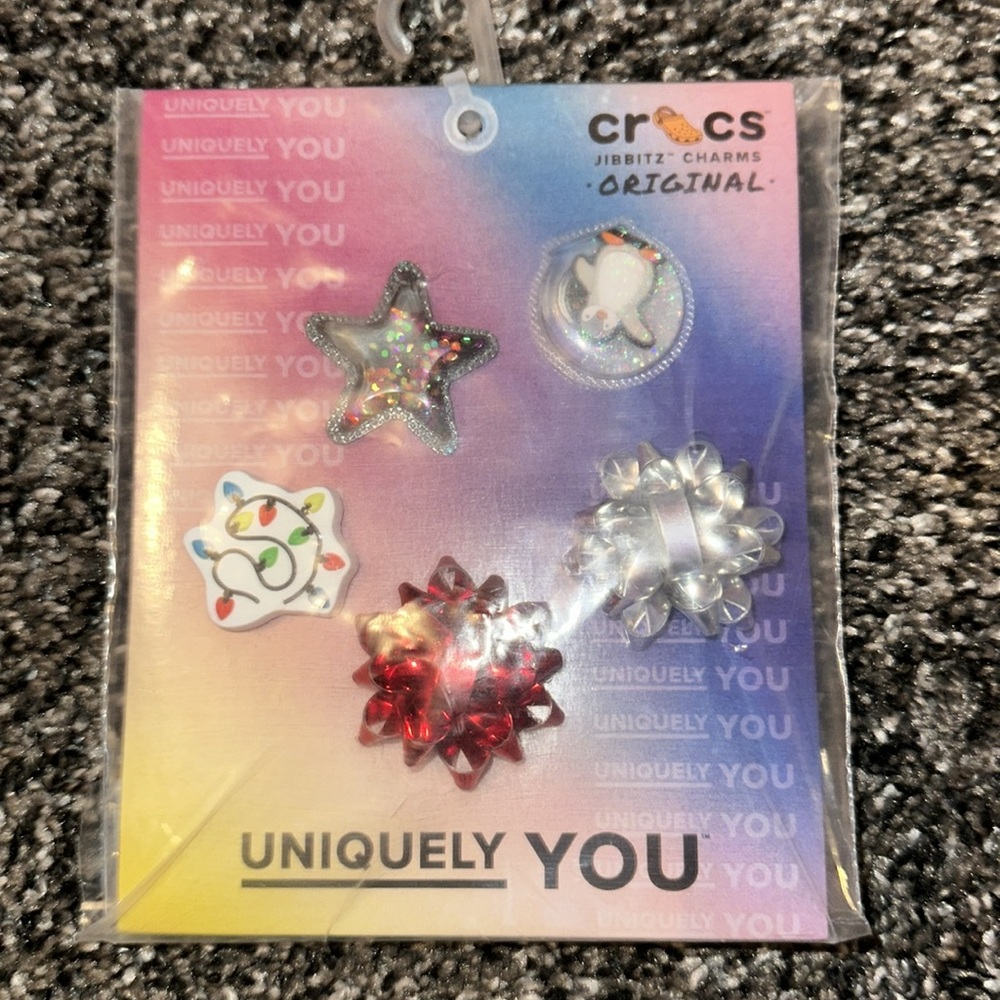 Brand NEW Christmas official CROCS brand charms